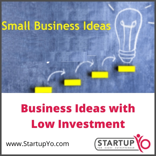 low investment business plans in india